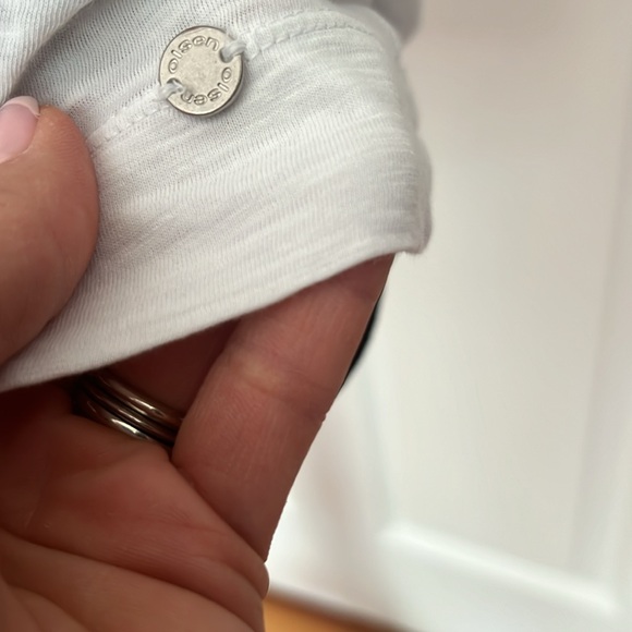 Let All Of Your Drams Come True! Olsen Europe Print  T-shirt sz S/6 - Picture 2 of 3